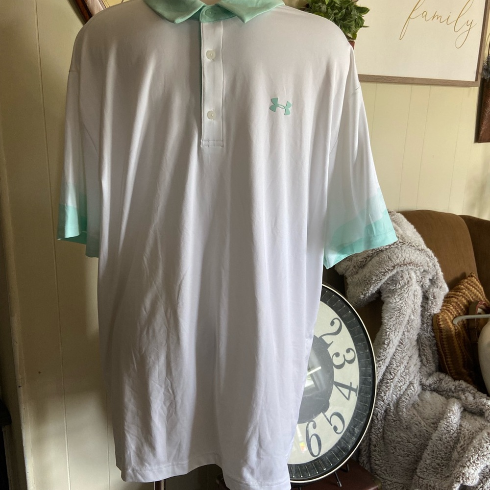 3XL MENS UNDER ARMOUR HEAT GEAR POLO